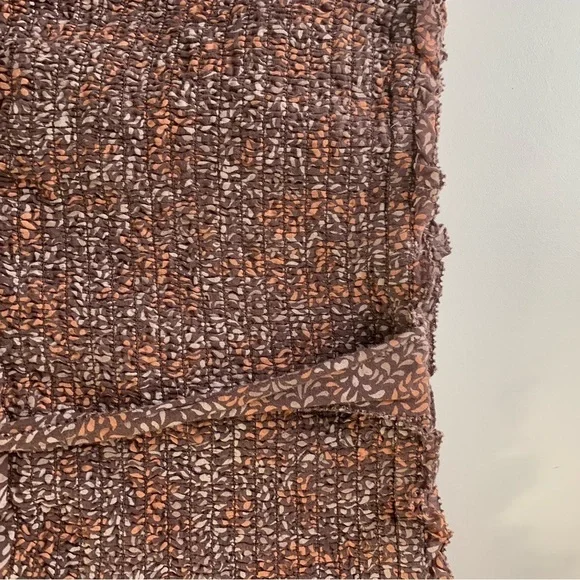 Aerie All Day Printed Smocked Mini Dress Size  Medium Tie Adjustable Straps - Picture 4 of 10